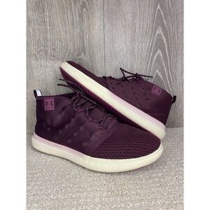 Under Armour Charged 24/7 Mid Athletic Running Sneakers Maroon Womens 8